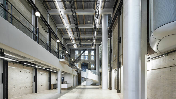 Machine Hall, Sydney — industrial event venue with soaring ceilings and exposed steel